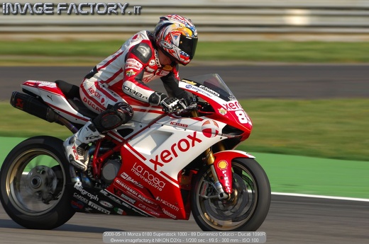 2008-05-11 Monza 0180 Superstock 1000 - 89 Domenico Colucci - Ducati 1098R